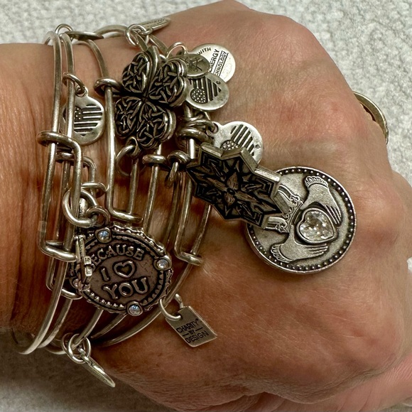 5 Alex and Ani bangles - Picture 2 of 5